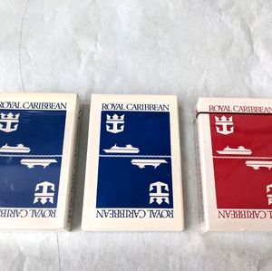 3 Vintage Royal Caribbean Playing Cards